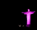 Imagem de Cristo fica rosa no mês de outubro