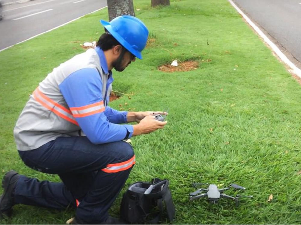 Imagem de Enel Goiás realiza inspeções na rede elétrica com drones