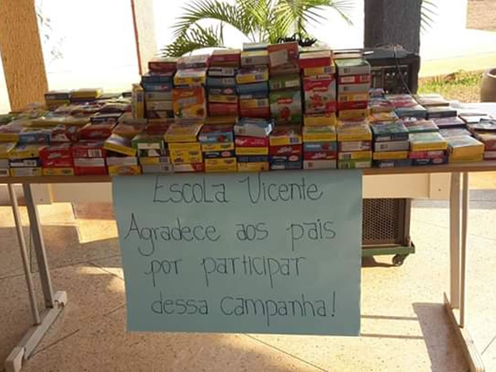 Imagem de Alunos de escola de Quirinópolis arrecadam gelatinas para o Hospital de Amor de Barretos