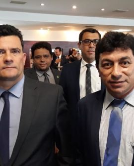 Imagem de Chico KGL acompanha visita do ministro Sérgio Moro à Goiânia