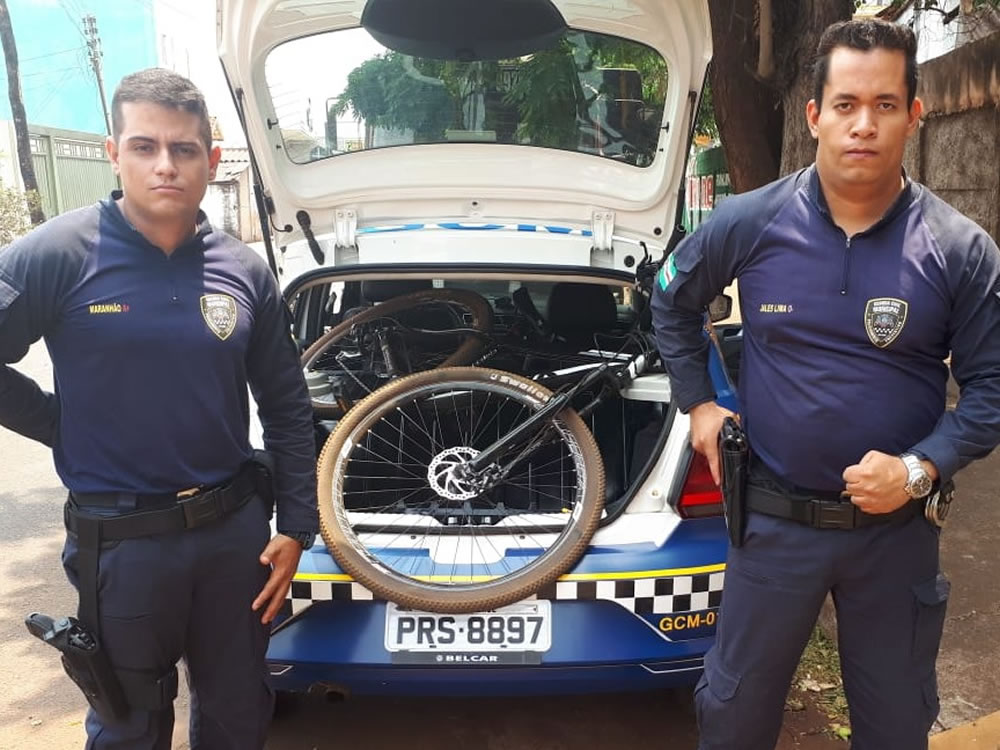 Imagem de Guarda Civil Municipal recupera bicicleta roubada