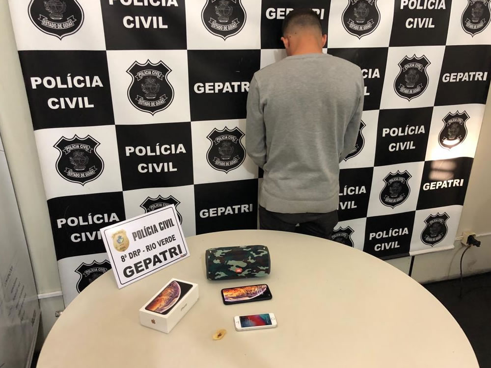 Imagem de Estelionatário que comprava celulares e não pagava é preso em Rio Verde