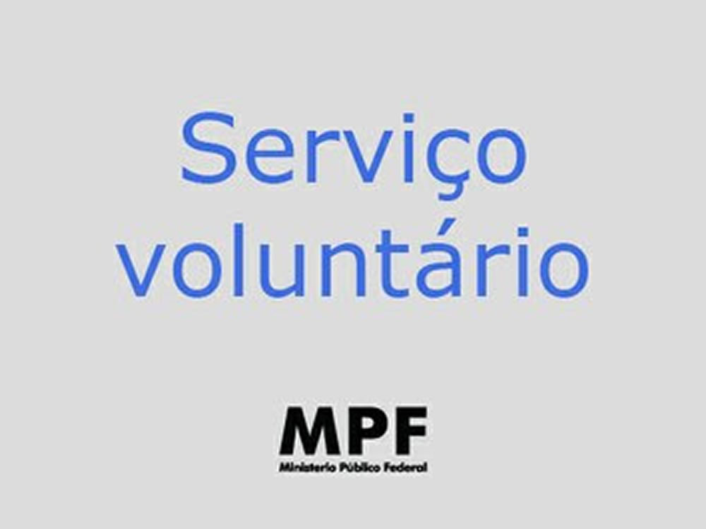 Imagem de MPF abre vagas para serviço voluntário nas suas unidades em Goiás