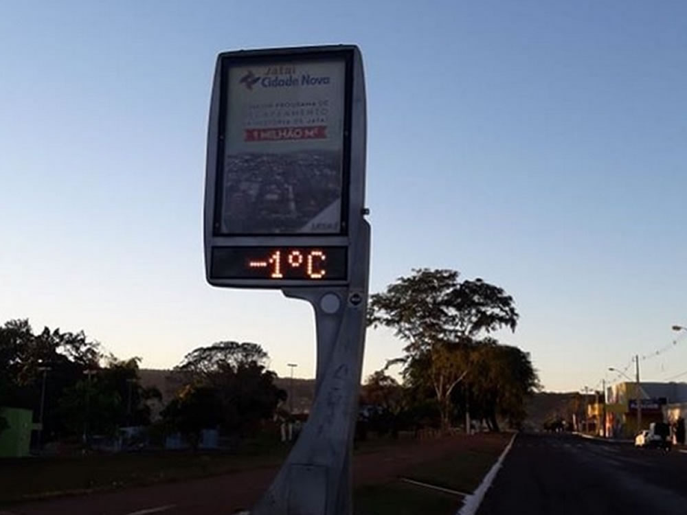 Imagem de Frio bate recorde em Goiás e temperaturas chegam a -1ºC