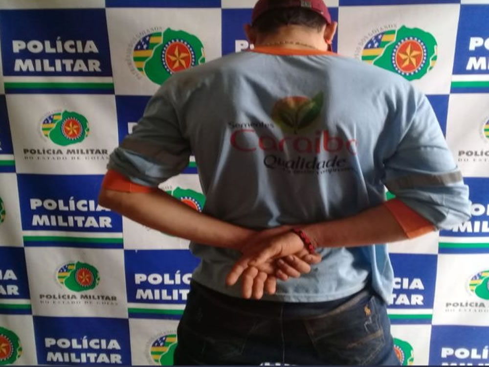 Imagem de Foragido preso no Bairro Promissão, em Rio Verde