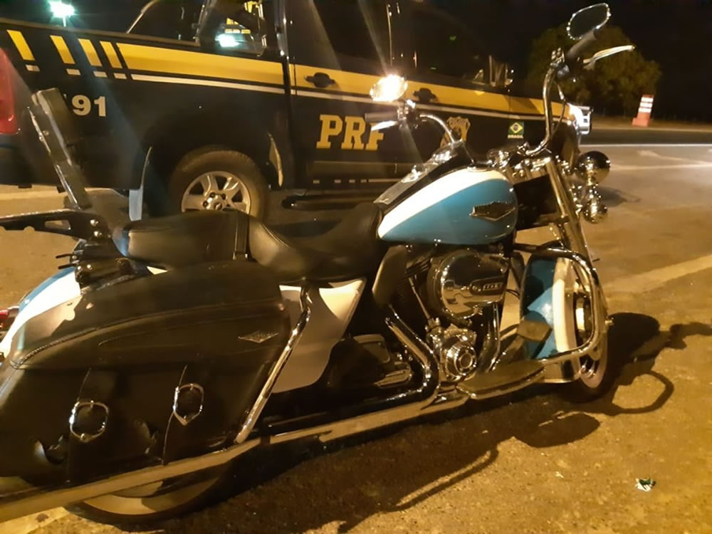 Imagem de Harley Davidson roubada em São Paulo é recuperada em Goiás