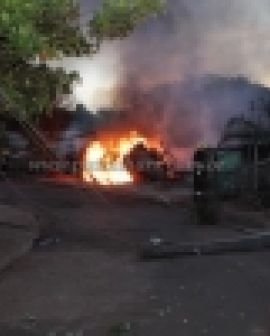 Imagem de Caminhão de combustível explode em Rio Verde
