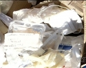 Imagem de Lixo hospitalar é encontrado em caçamba de entulho
