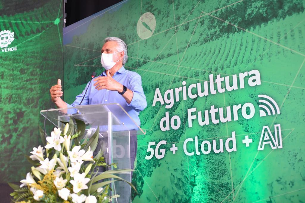 Imagem de “Brasil vai voltar os olhos para Rio Verde”, diz Caiado no lançamento pioneiro do 5G