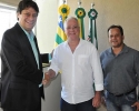 Imagem de Paulo do Vale recebe prefeito de Cachoeira Alta