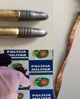 Imagem de Homem preso com arma em Montividiu