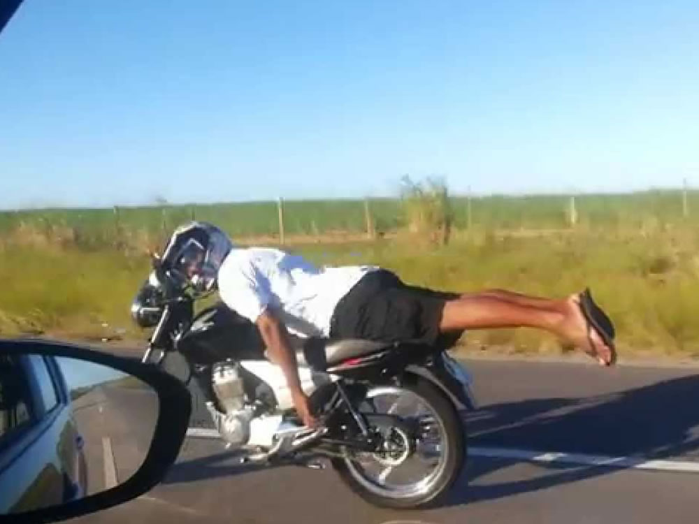 Imagem de PRF flagra motociclista fazendo ‘racha’ em Rio Verde. Multas ultrapassam os R$ 7 mil