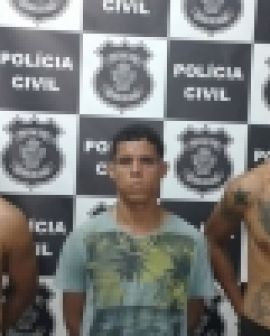 Imagem de Trio suspeito de roubos em Santa Helena é preso pela Polícia Civil