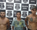 Imagem de Trio suspeito de roubos em Santa Helena é preso pela Polícia Civil