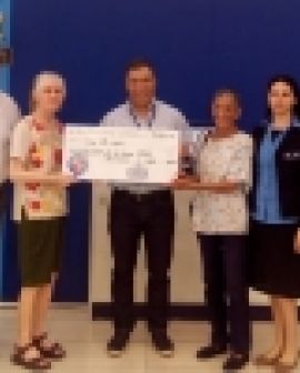 Imagem de ABAS recebe cheque de 13 mil da Havan Rio Verde