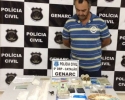 Imagem de Distribuidor de drogas preso pela Polícia Civil