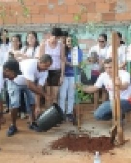 Imagem de Bairro promissão recebeu 'Plantando Água'