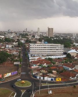 Imagem de Rio Verde tem chuva após 130 dias de seca