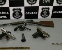 Imagem de GENARC apreende armas e muita maconha em Rio Verde