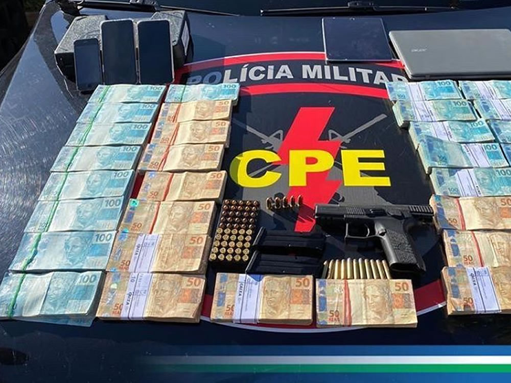 Imagem de Homem preso com R$ 300 mil em dinheiro de origem desconhecida em Rio Verde