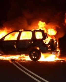 Imagem de Homem vai para show de Wesley Safadão e tem carro furtado e incendiado