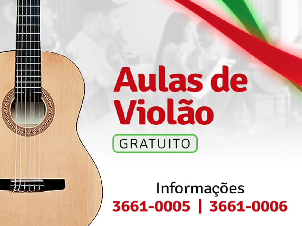 Imagem de Prefeitura de Mineiros oferece aulas gratuitas de violão