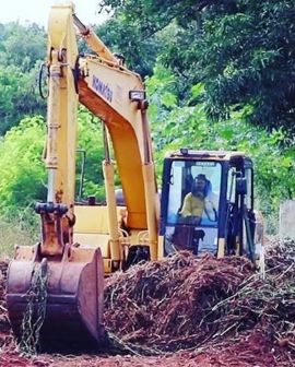 Imagem de Retomada obra de canalização e urbanização do Córrego do Sapo