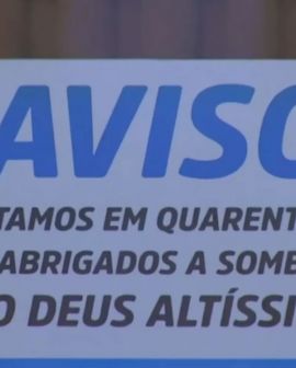 Imagem de Homem em Rio Verde faz placa para evitar visitas a sua casa. Veja vídeo