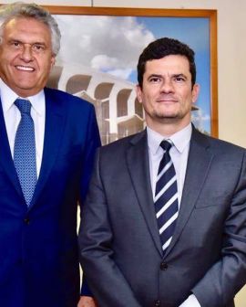 Imagem de Caiado convida Moro para transferir título e disputar eleições por Goiás