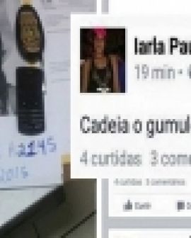 Imagem de Mulher posta mensagem no Facebook de dentro da cadeia