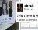 Imagem de Mulher posta mensagem no Facebook de dentro da cadeia