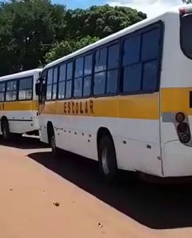 Imagem de PRF apreende quatro ônibus escolares com irregularidades na BR-060