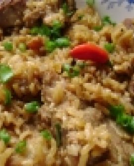 Imagem de Receita do dia: Arroz com suã de porco